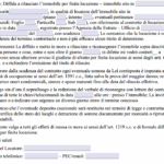 Fac Simile Diffida Rilascio Immobile per Finita Locazione